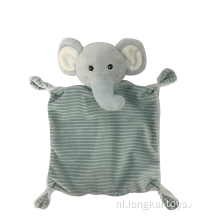 Grijze comforthanddoek voor baby